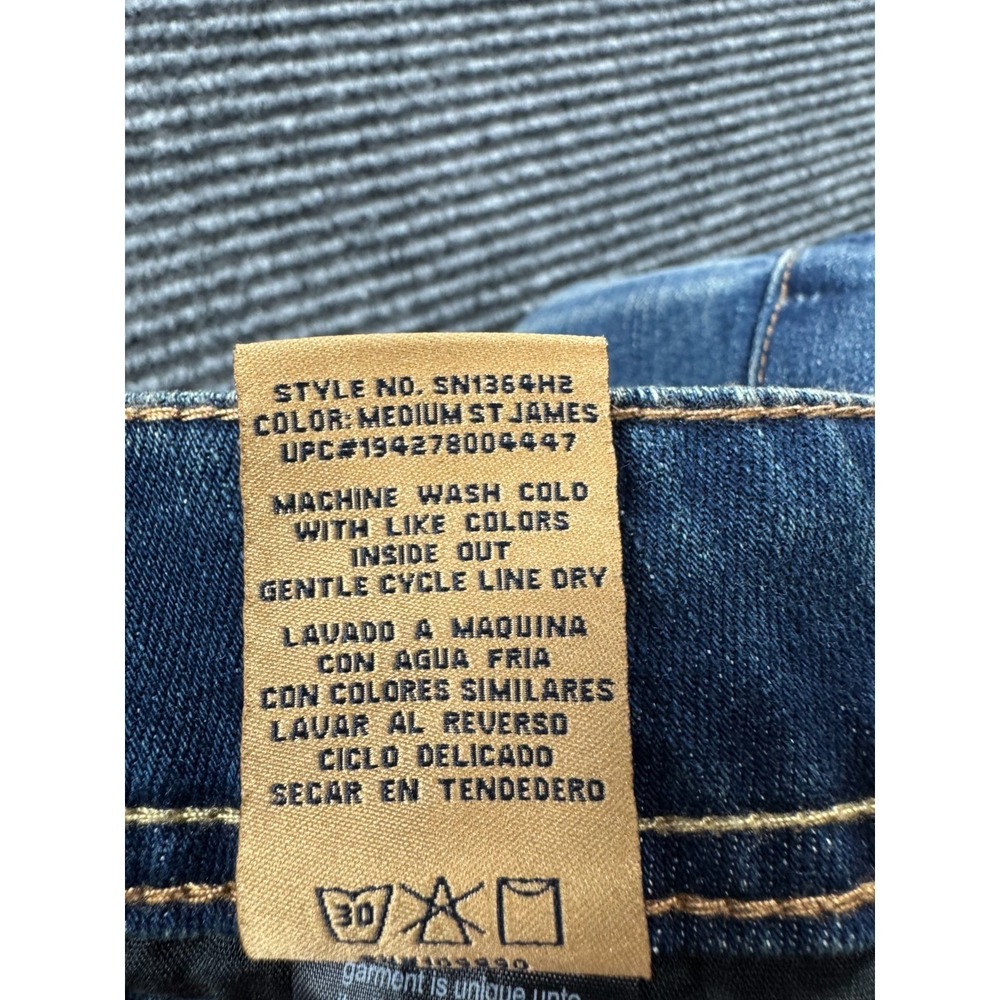 SEVEN7 Jeans Mens 36x34 Straight Fit Medium St James 4 Way Stretch Denim NWT - Picture 5 of 13